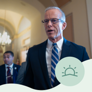 Senatens majoritetsledare John Thune, republikan.