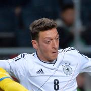 Mesut Özil i en match mot Sverige 2013.