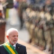 Luiz Inácio Lula da Silva vid en militärparad för att fira självständighetsdagen tidigare i år. 