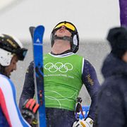 David Mobärg deppar efter misslyckandet.