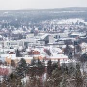 Vy över Skellefteå.