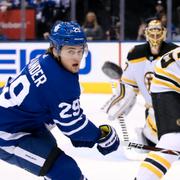 William Nylander under matchen. 