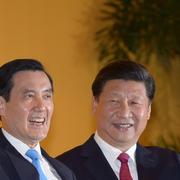 Ma Ying-Jeou och Xi Jinping.