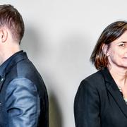 MP:s Gustav Fridolin och Isabella Lövin.