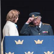 Carl XVI Gustaf med drottning Silvia.