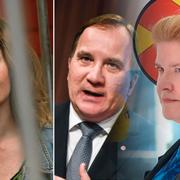 Katerina Janouch, Stefan Löfven, Ann-Charlotte Marteus.