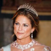 Prinsessan Madeleine under Nobelmiddagen i fjol.