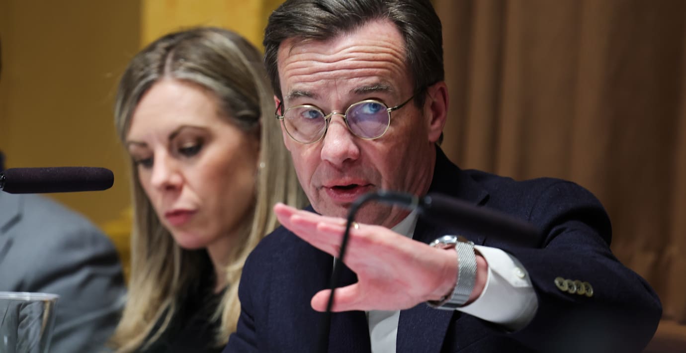 Statsminister Ulf Kristersson (M).