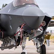 Lockheed Martin F-35 Lightning II på F17 i Kallinge 2024.