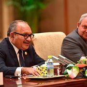Papua Nya Guineas premiärminister Peter O'Neill. Arkivbild.