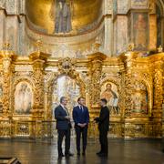 Keir Starmer, Emmanuel Macron och Volodymyr Zelenskyj.
