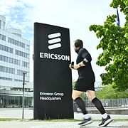 Ericssons huvudkontor på Torshamnsgatan 21 i Kista. Arkivbild.
