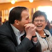 Stefan Löfven och Elvy Söderström