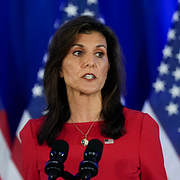 Nikki Haley,Bill Cassidy och Mike Pence.