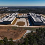 Metas datacenter i Newton County, USA. Arkivbild.