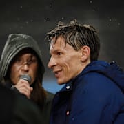 Andreas Almgren efter ett annat lopp.