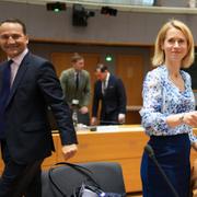 Radoslaw Sikorski och Kaja Kallas. Arkivbild. 