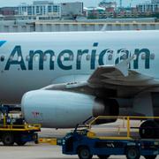 American Airline på Reagan National Airport i Arlington. 