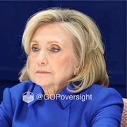 Bill och Hillary Clinton under förhören.