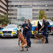 Från polisinsatsen i Lund