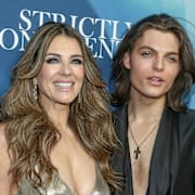 Elizabeth Hurley och Damian Hurley.