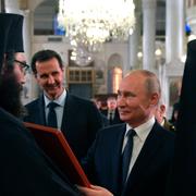 Bashar al-Assad och Vladimir Putin, arkivbild från 2020. 