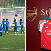 Viktor Gyöekeres moderklubb och hans nya, Arsenal.  