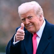 Donald Trump i februari 2025. 