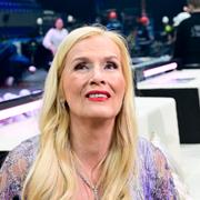 Gunilla Persson i Melodifestivalen 2024.