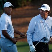 Tiger Woods och Phil Mickelson. 