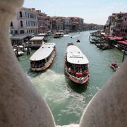 En klassisk bild från Venedig.