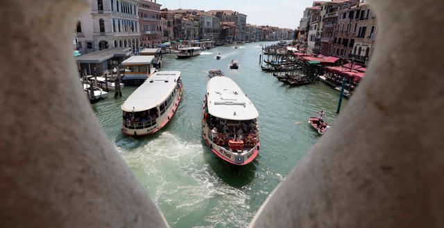 En klassisk bild från Venedig. Luca Bruno / AP