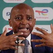 Afrikas fotbollsförbundets ordförande Patrice Motsepe.