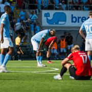 Besvikelse i båda läger efter matchen. 