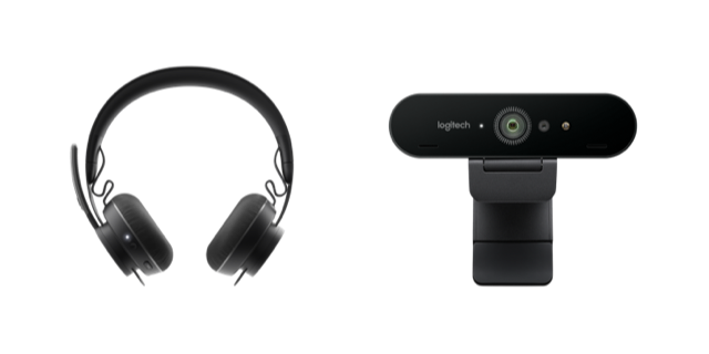 Använd gärna ett headset som endast tar upp din röst samt en extern kamera som går att justera fritt. Då blir videomötena bättre för alla parter.