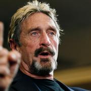 Arkivbild: John McAfee 2019. 