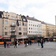 Trädgårdstorget i Linköping. 