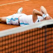 2009: Söderling under Swedish open i Båstad.