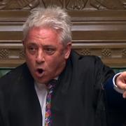 Arkivbild. Bercow i parlamentet. 