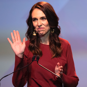 Katrín Jakobsdóttir, Frans Timmermans, Jonas Sjöstedt och Jacinda Ardern.