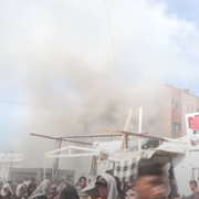Skärmdump ur video som visar attacken. 
