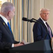 Benjamin Netanyahu och Donald Trump.