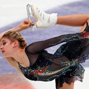 Rysslands Alena Kostornaia vid tävlingar i Moskva tidigare i höst