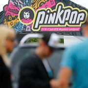 Festivalen Pinkpop i Nederländerna. 