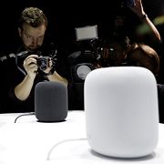 Homepod presenterades i samband med Apples utvecklarkonferens i juni.
