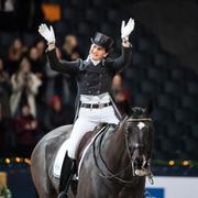 Tinne Vilhelmson Silfvén vid Sweden international Horse show 2019/Arkivbild.