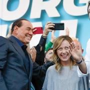 Silvio Berlusconi, Girogria Meloni och Matteo Salvini.