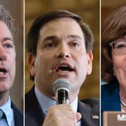 Rand Paul, Marco Rubio och Susan Collins.