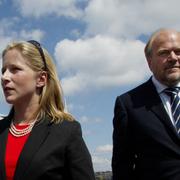 Jan Stenbecks dotter Cristina Stenbeck och MTG-chefen Pelle Törnberg 