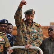 General Abdel Fattah al-Burhan är chef för militärjuntan.